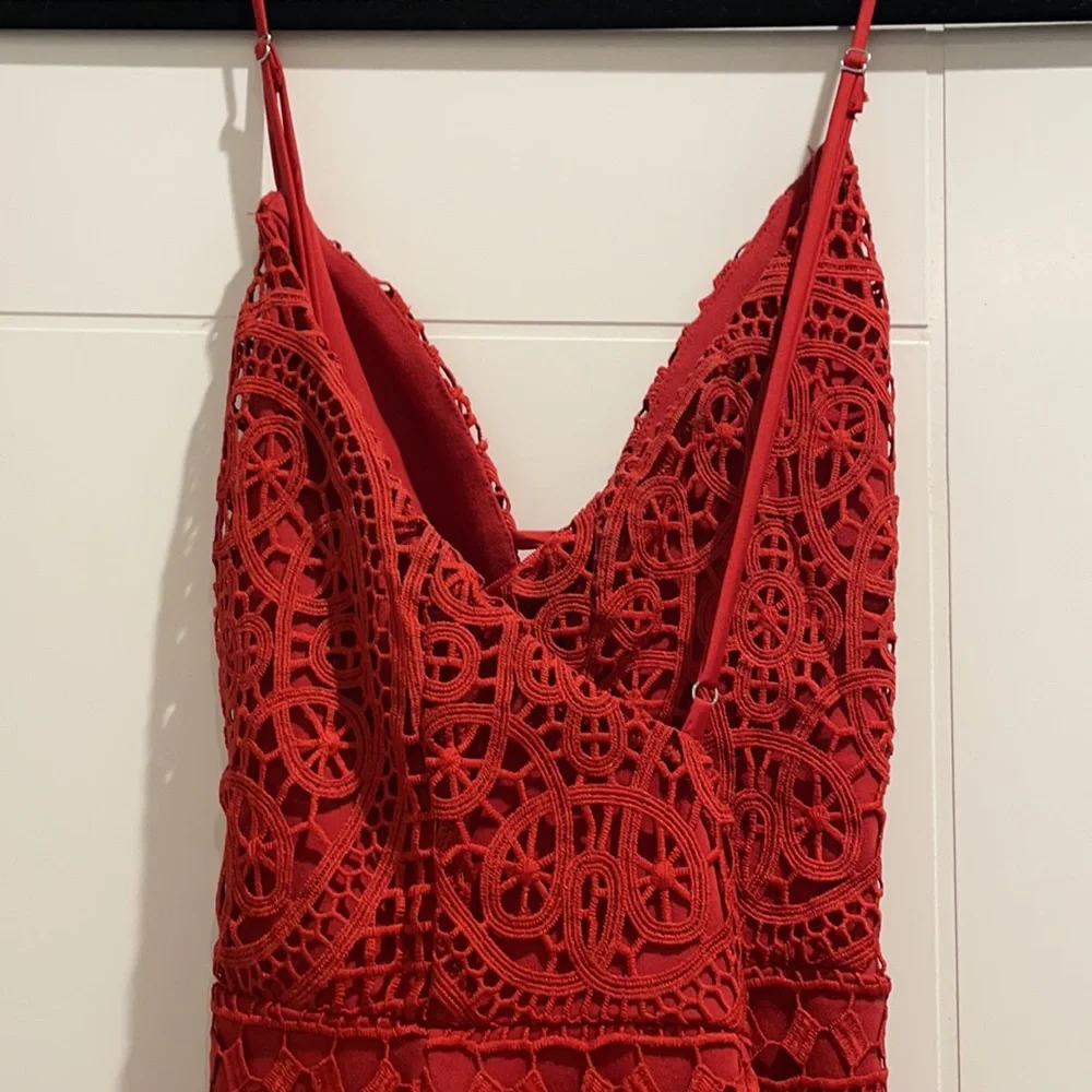 Red lovers & friends dress - Picture 3 of 5